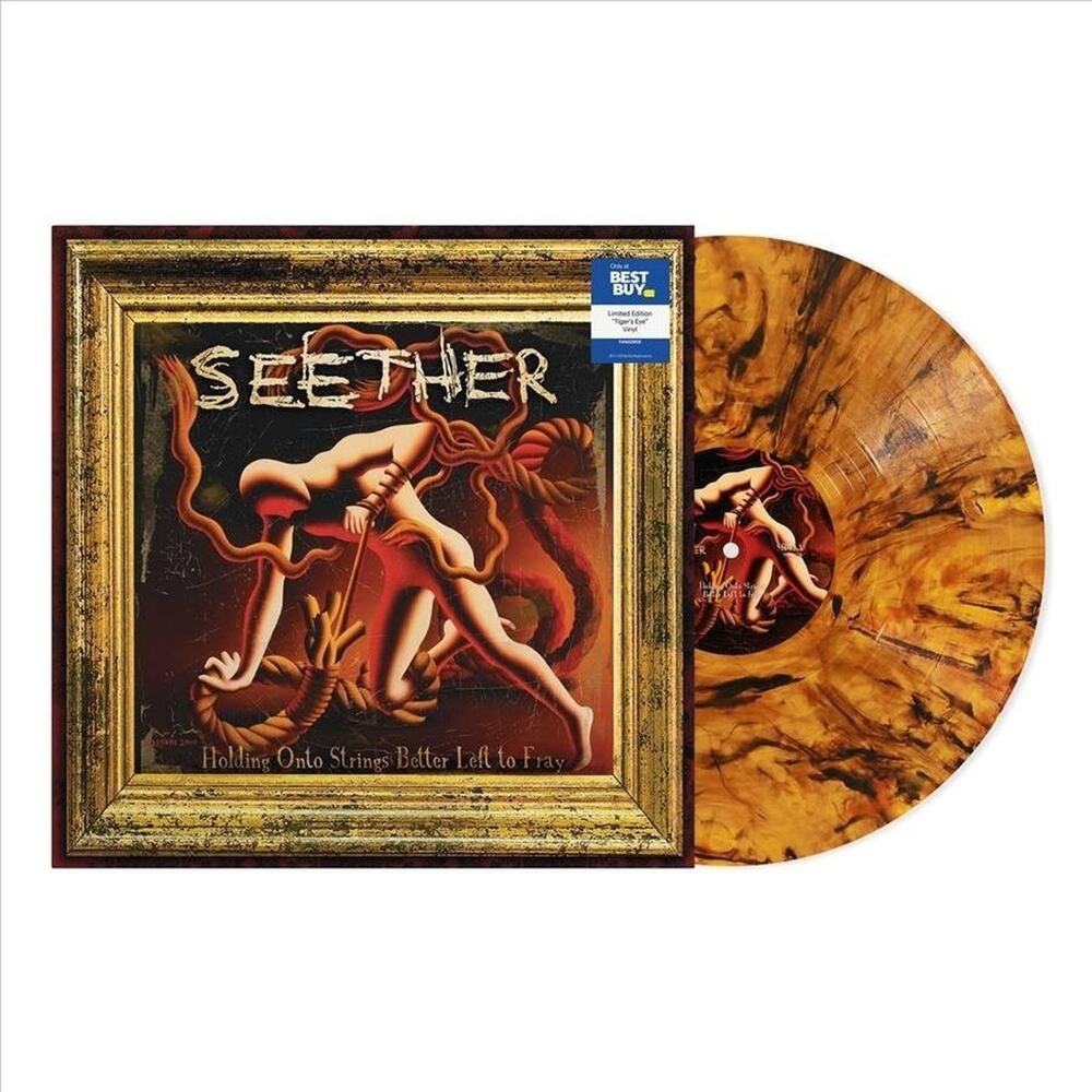 SEETHER Holding Onto Strings Better Left To Fray 2025 LP Tigers Eye Vinyl SEALED